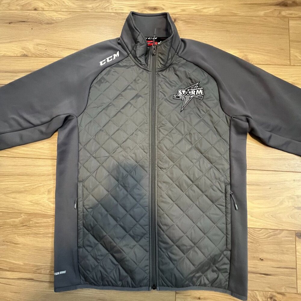 (B36) CCM STORM Grande Peace Hockey Windbreaker Coat Jacket Size Medium